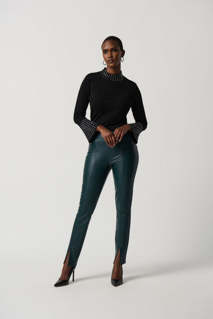 Joseph Ribkoff Leather Pants