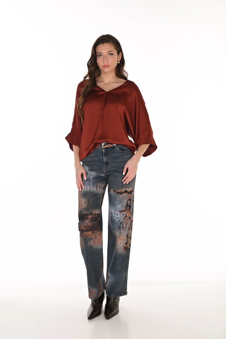 Frank Lyman 263743 Denim Pant
