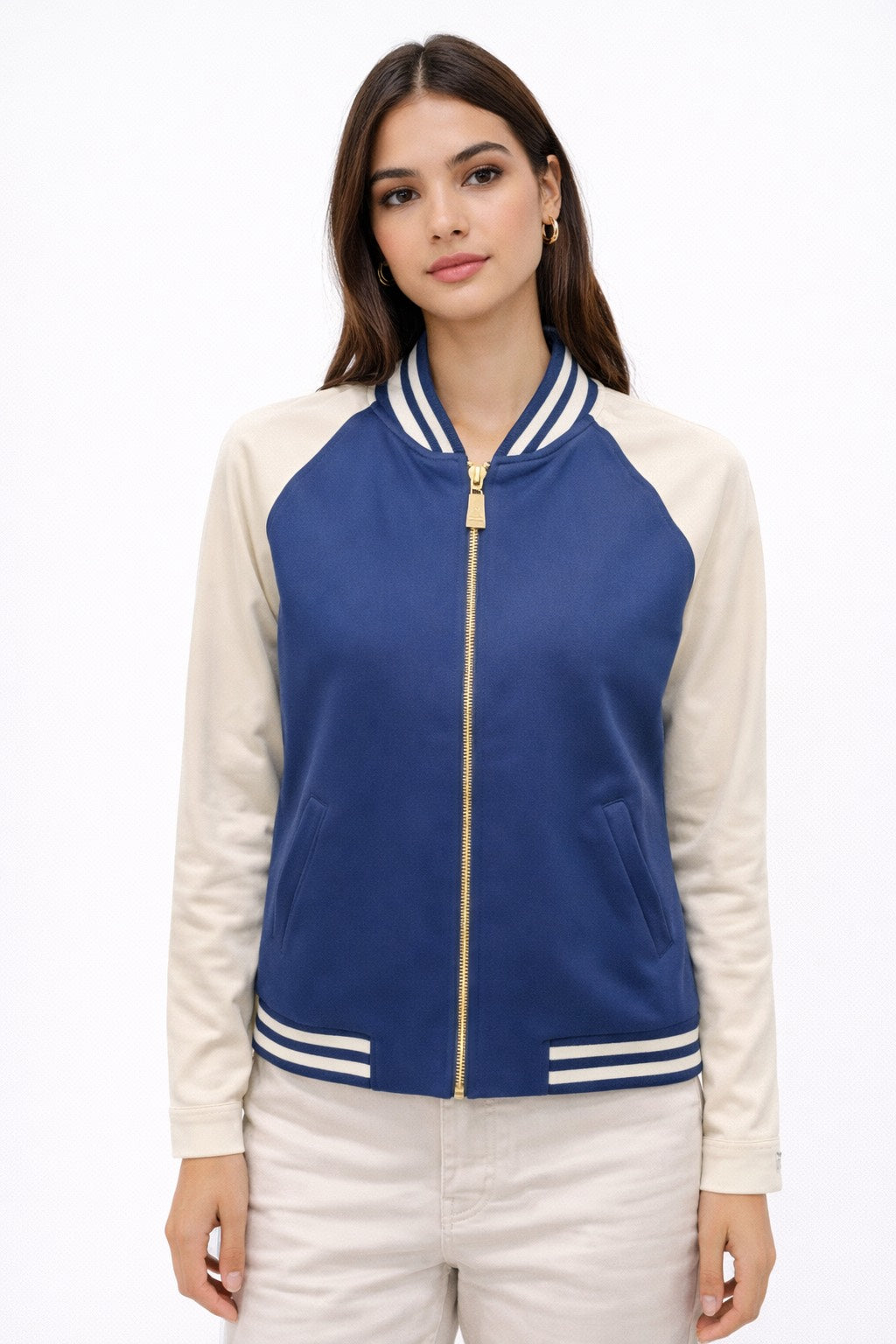 Lauren Ralph Lauren Fleece Baseball Jacket