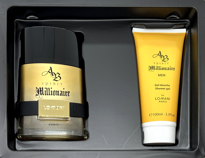 AB Spirit Millionaire by Lomani for Men - 2 Pc Gift Set