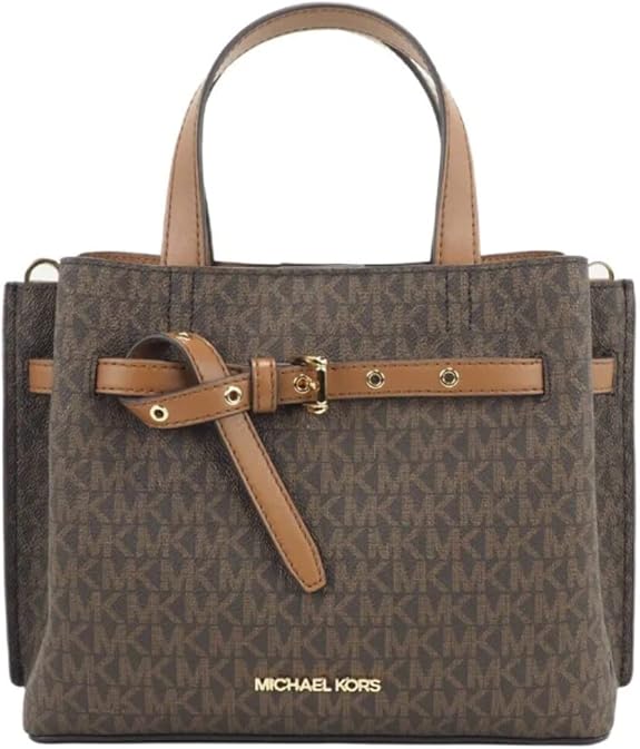 Michael Kors Emilia Small Satchel Brown Purse