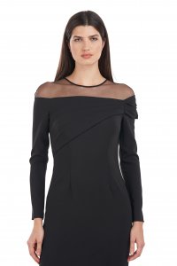 J S COLLECTION BLACK GOWN – Amour Boutique