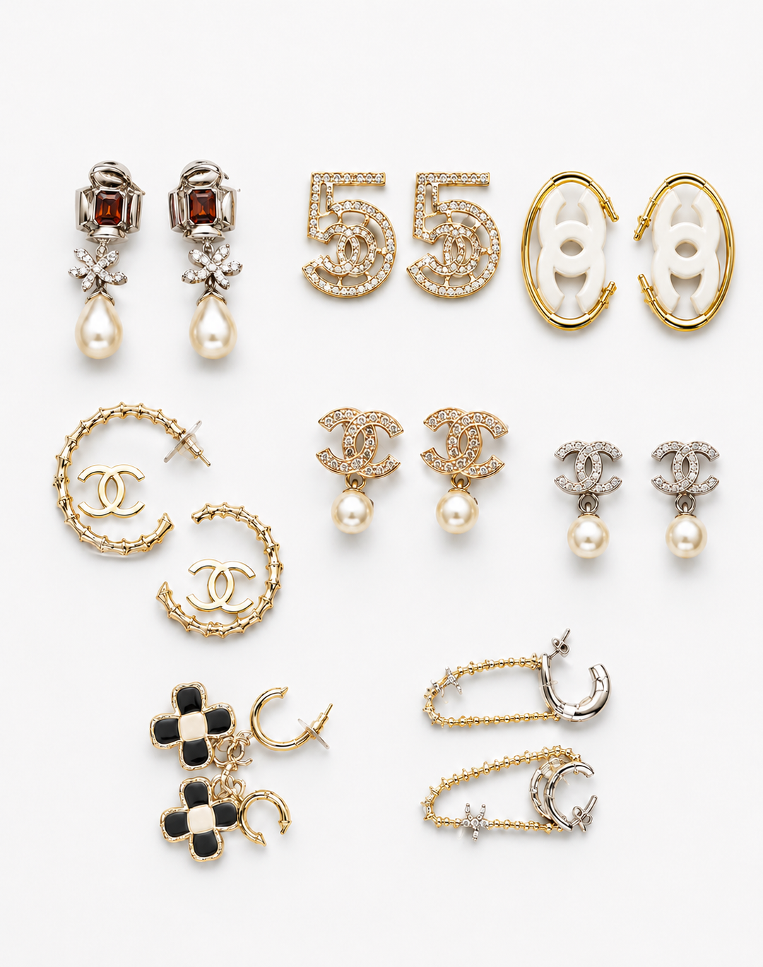 Chanel Inspired 888 Earrings