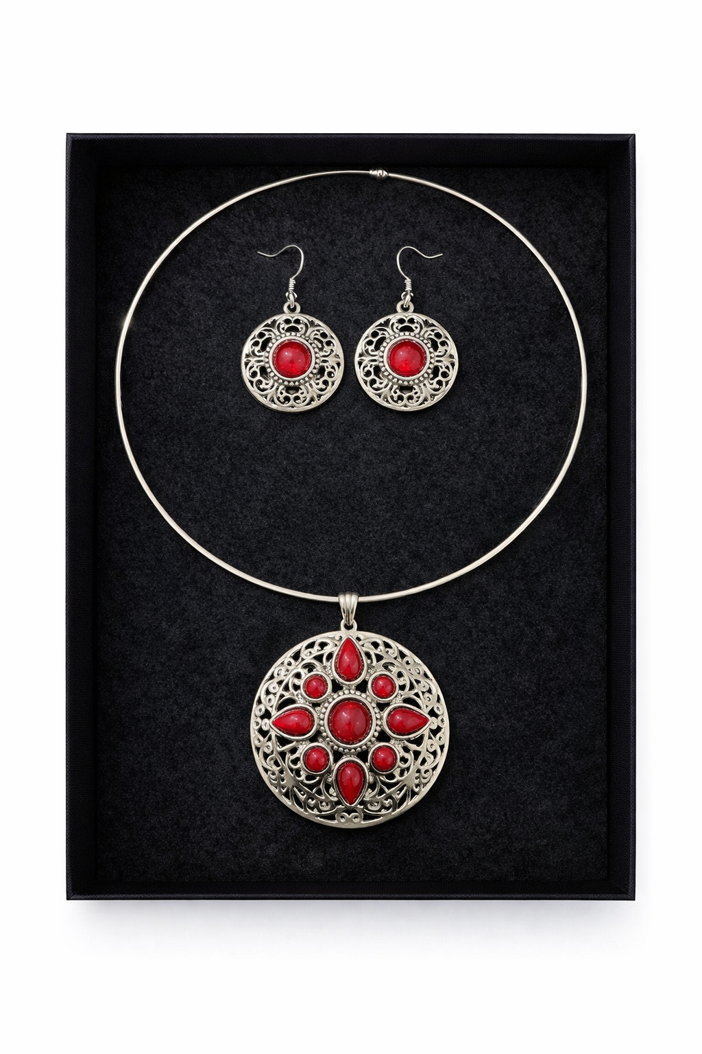 Fashion Jewelry Necklace/Earrings Set 9346