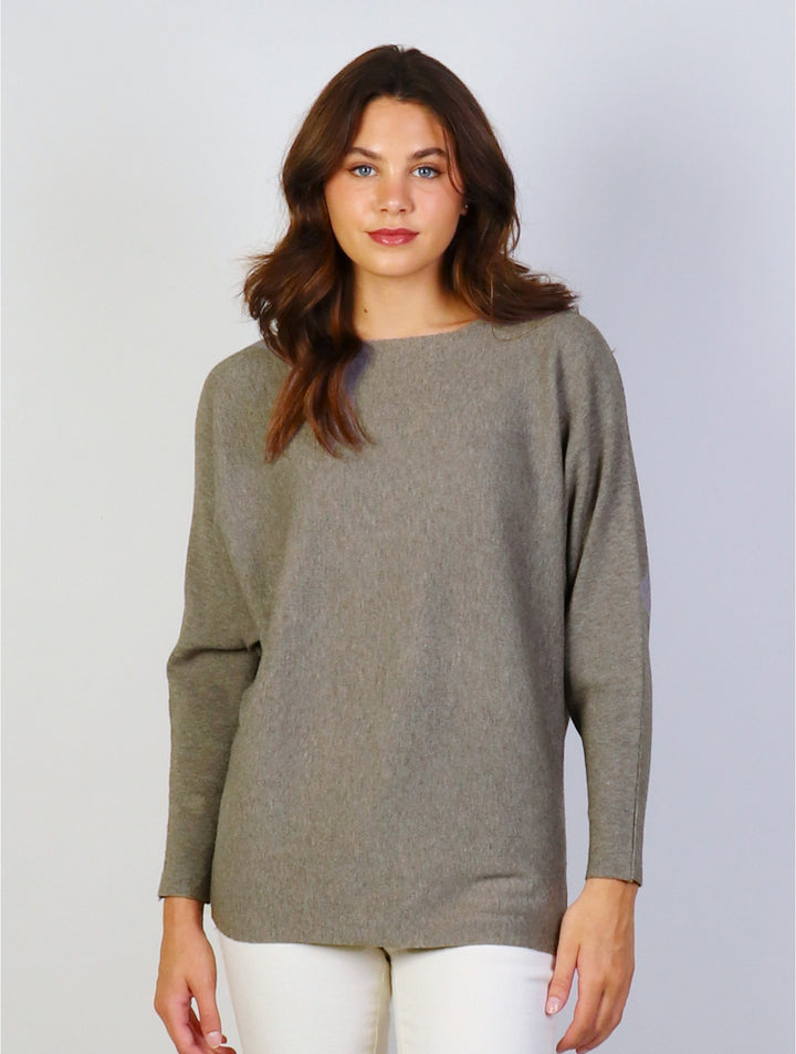 Cherie Bliss Long Bat Sleeves Pullover Loose Top
