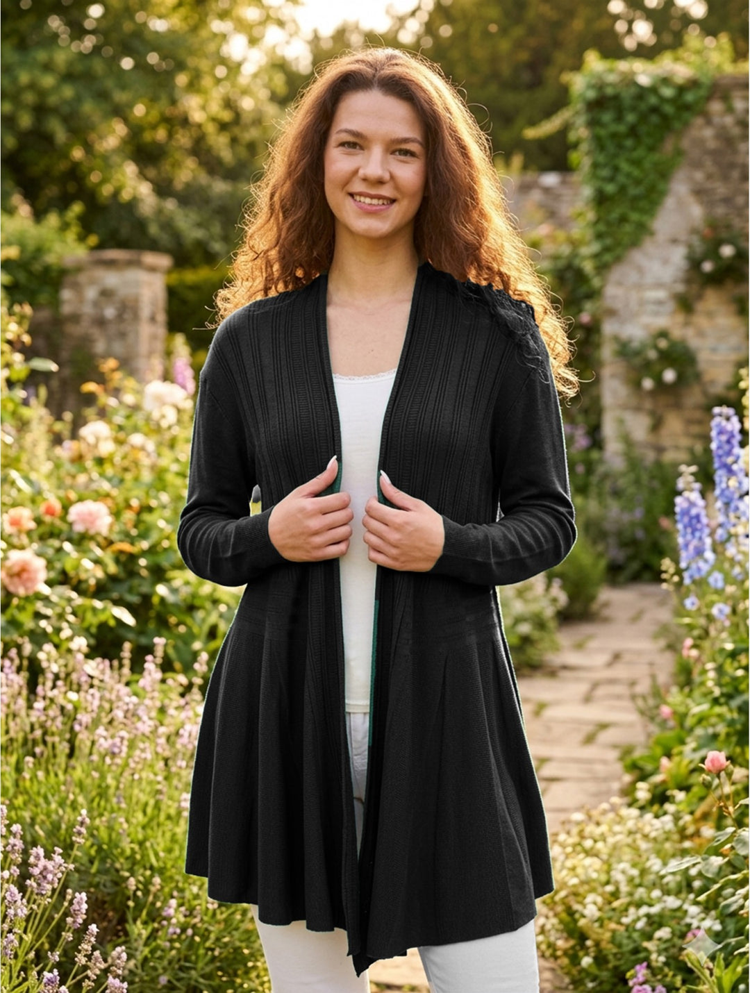 Cherie Bliss Mercerized Cotton Cardigan