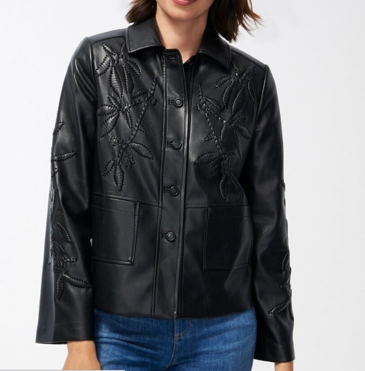 Chico's 45021 Eco Leather Jacket