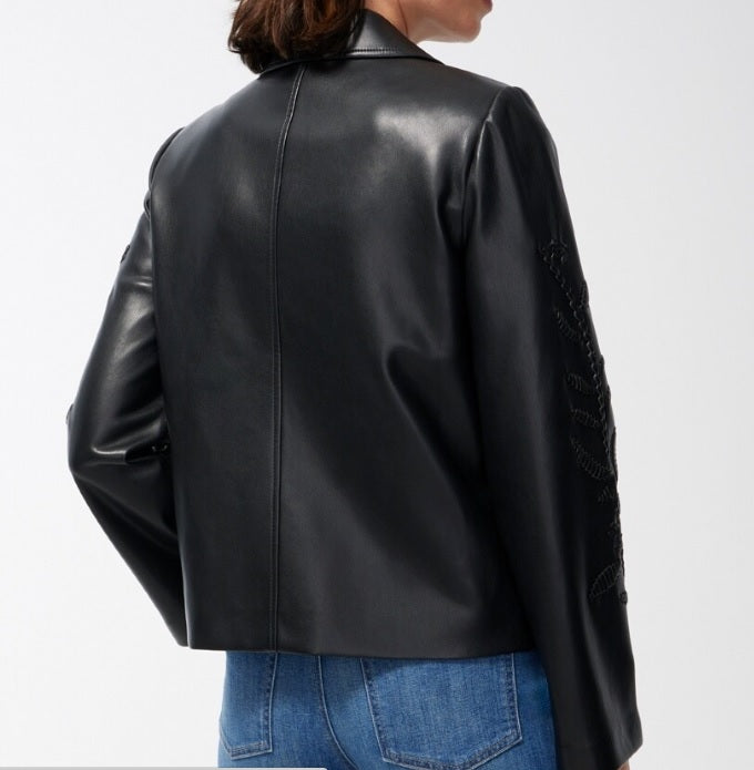 Chico's 45021 Eco Leather Jacket