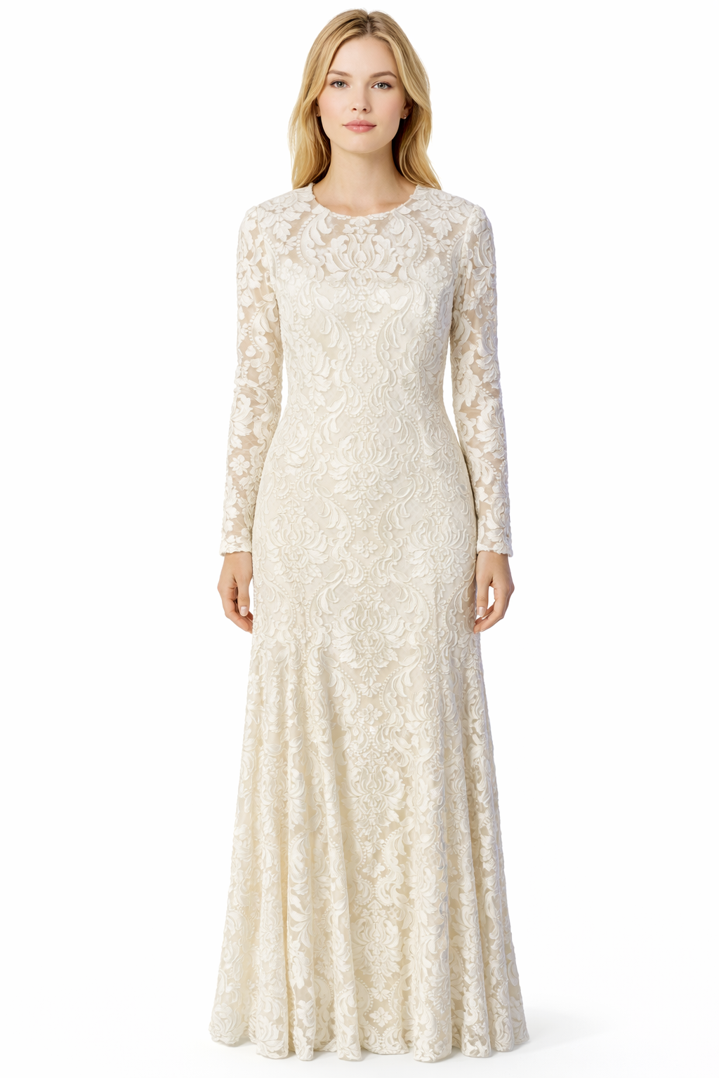 BCBGMAXAZRIA White Long Dress 829