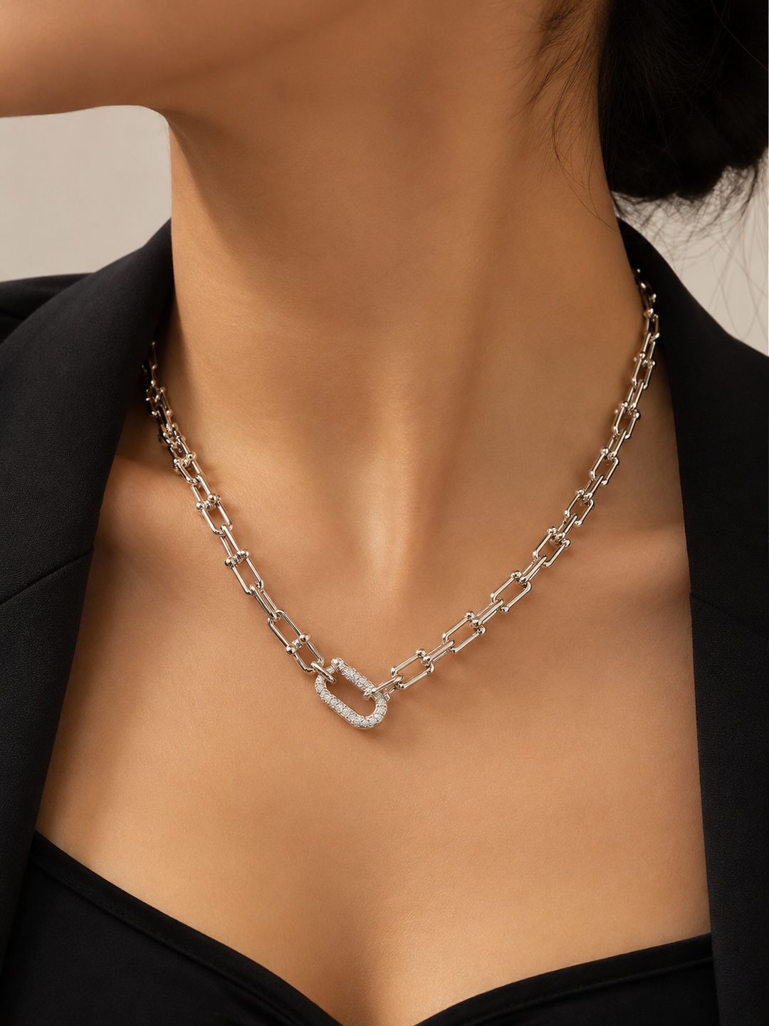 Fashion Jewellery Silver Necklace