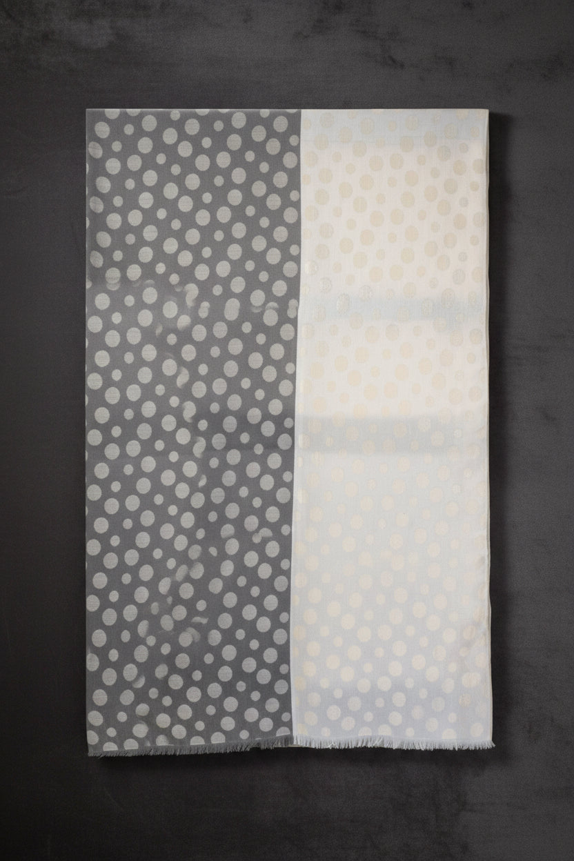 Cherie Bliss Two-Tone SF20606 Polka Dot Scarf
