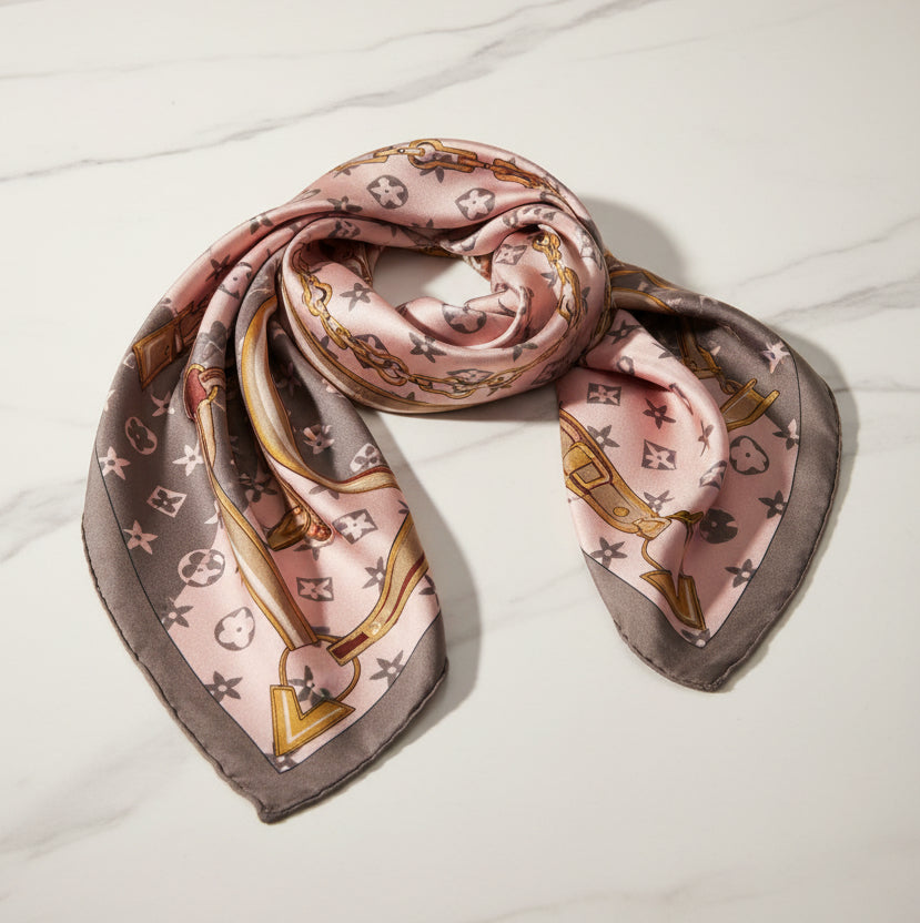 Cherie Bliss LV Pattern Scarf