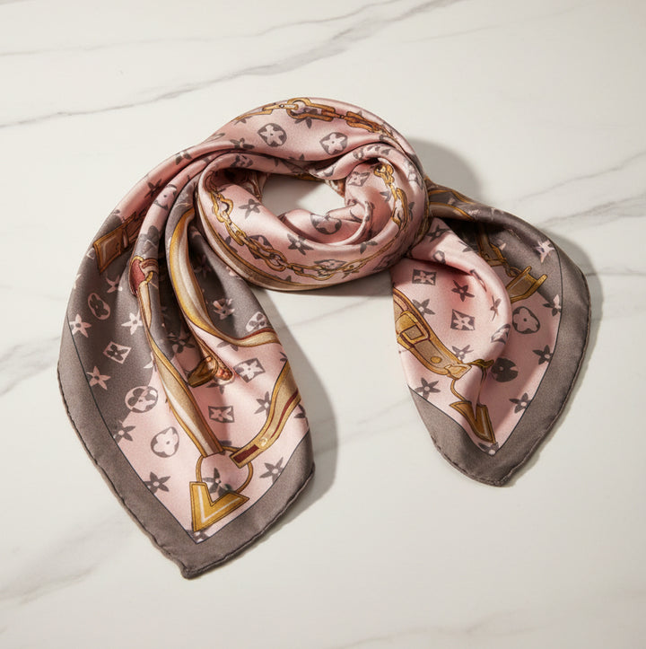 Cherie Bliss LV Pattern Scarf