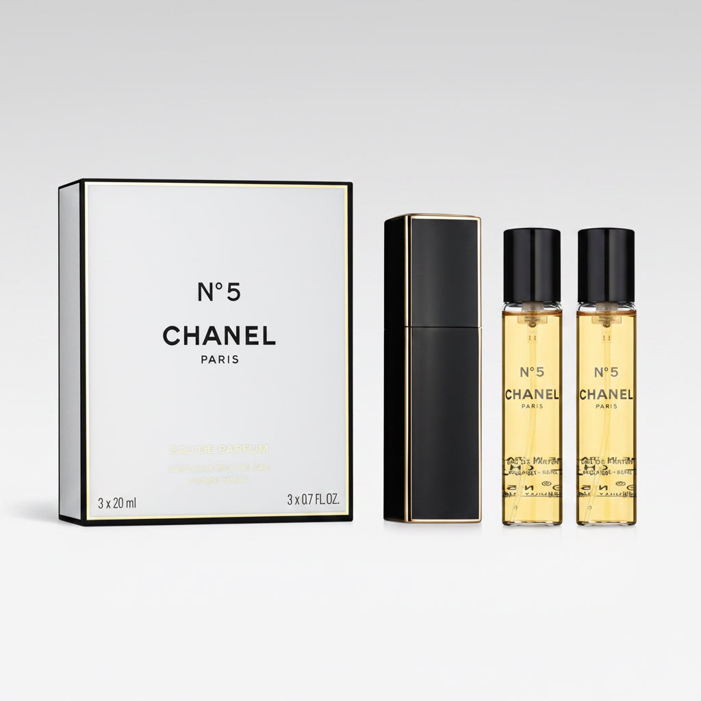 Chanel No.5 3Pc Purse Spray Eau de Toilette