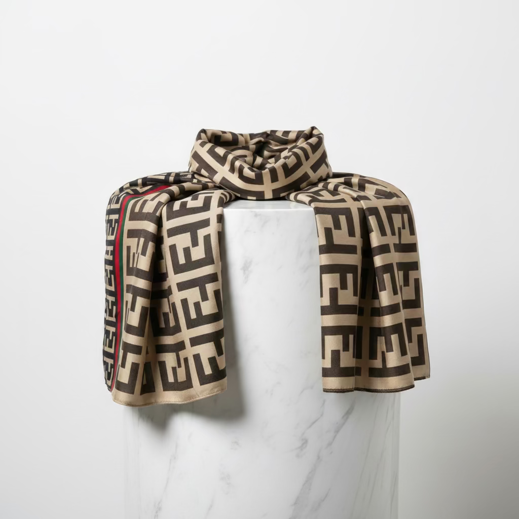 Gucci Pattern Dual-Colour SF210245 Scarf