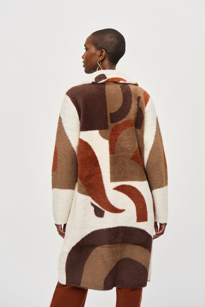 Joseph Ribkoff Oversized Abstract Blend Coat