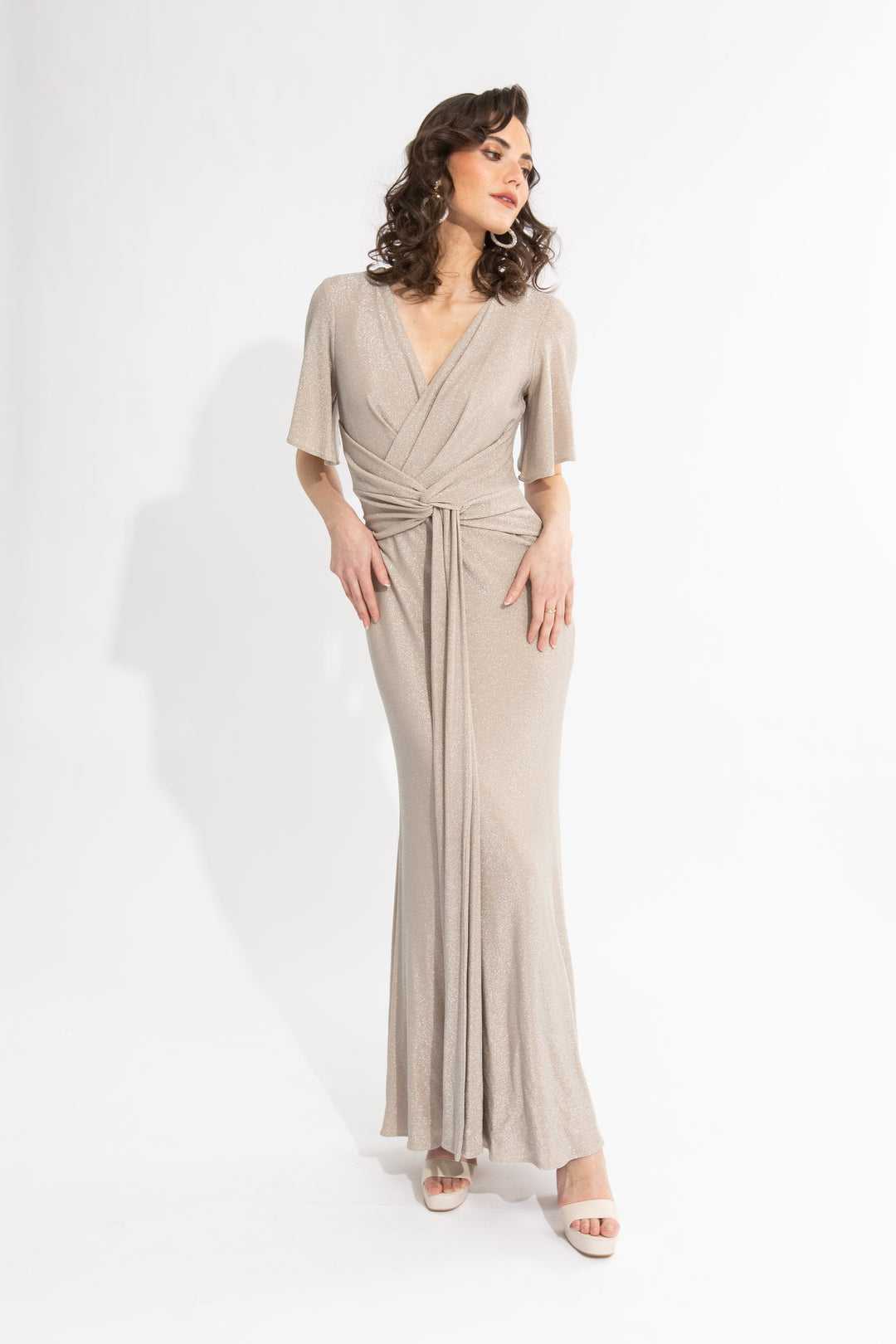 Wrap Front Gown 231749