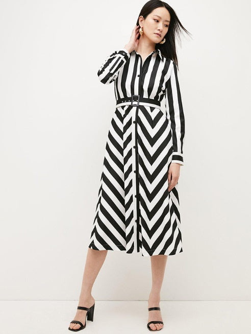 Karen Millen 2041 belted dress