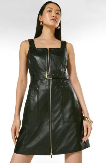 Karen Millen 29320 Leather Dress