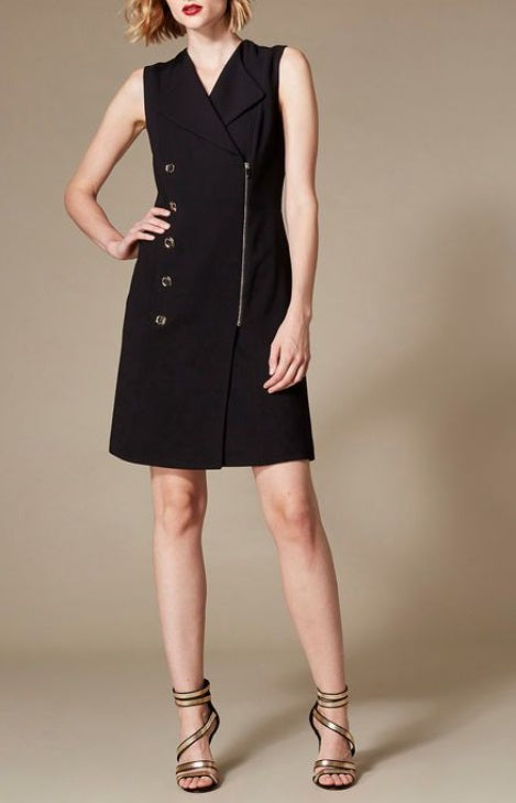 Karen Millen 93539 Black Dress