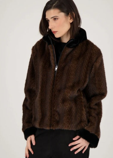 Spanner 424200 short fur coat