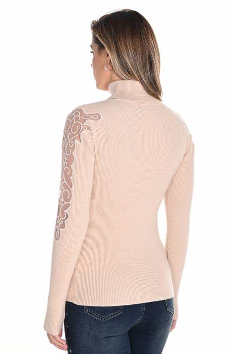 Frank Lyman 243438 Top Beige