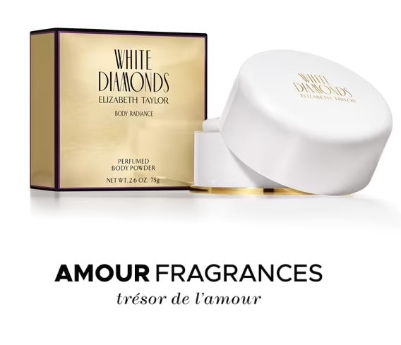 Elizabeth Taylor White Diamonds Perfumed Body Powder - UNSEALED