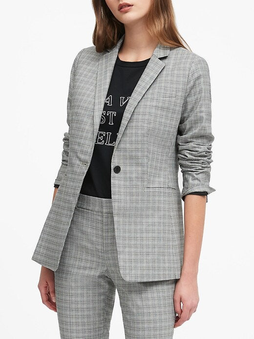 Banana Republic Plaid Blazer