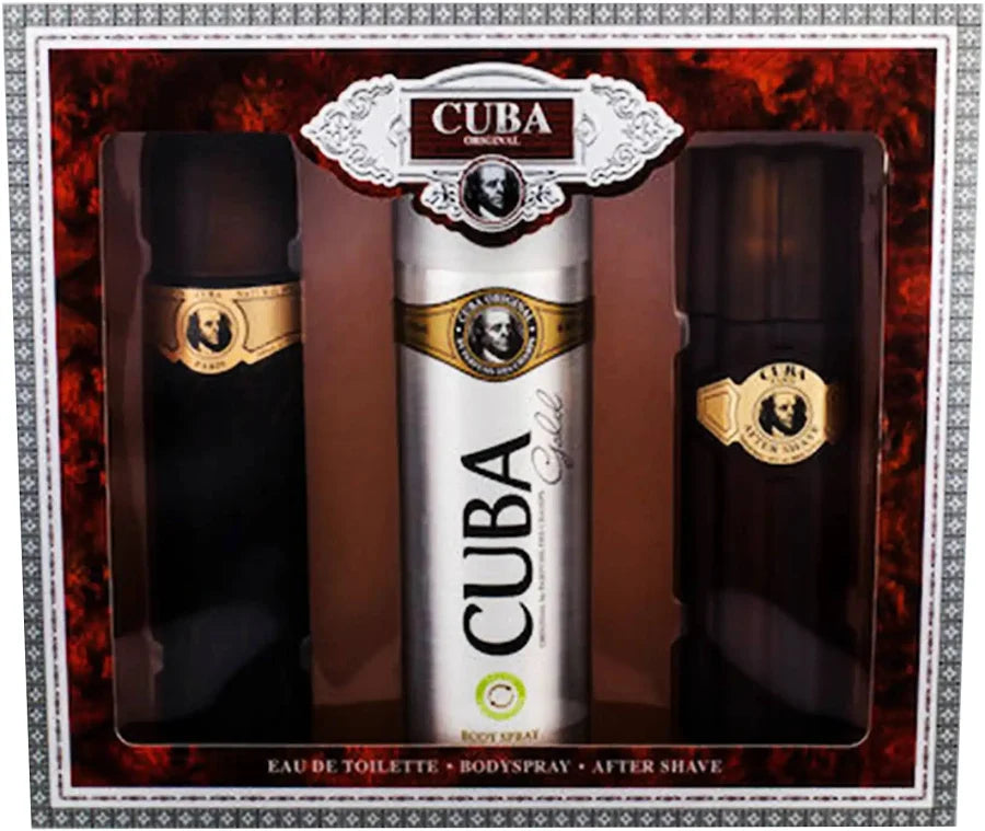 Cuba Gold Original EDT 3pcs Set