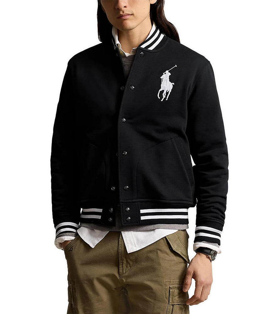 Lauren Ralph Lauren Fleece Baseball Jacket