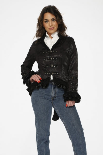 Orchid Bloom 30110 Brocade Tailed Jacket