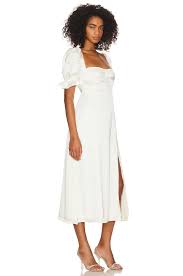 weworewhat  puff sleeve midi