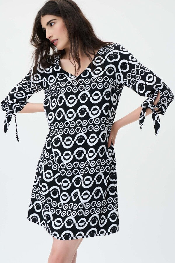 JOSEPH RIBKOFF Geo Print Dress