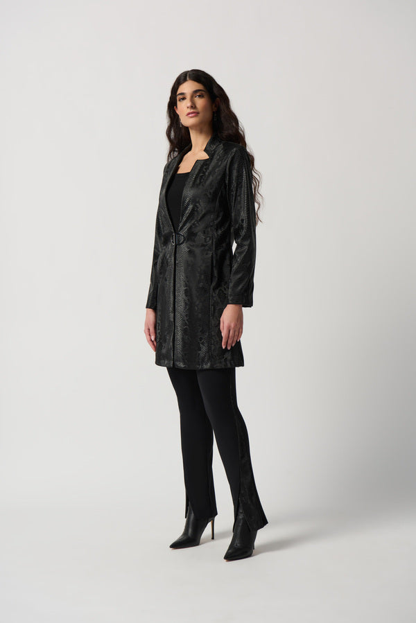 Joseph Ribkoff Snakeskin Button-up Coat