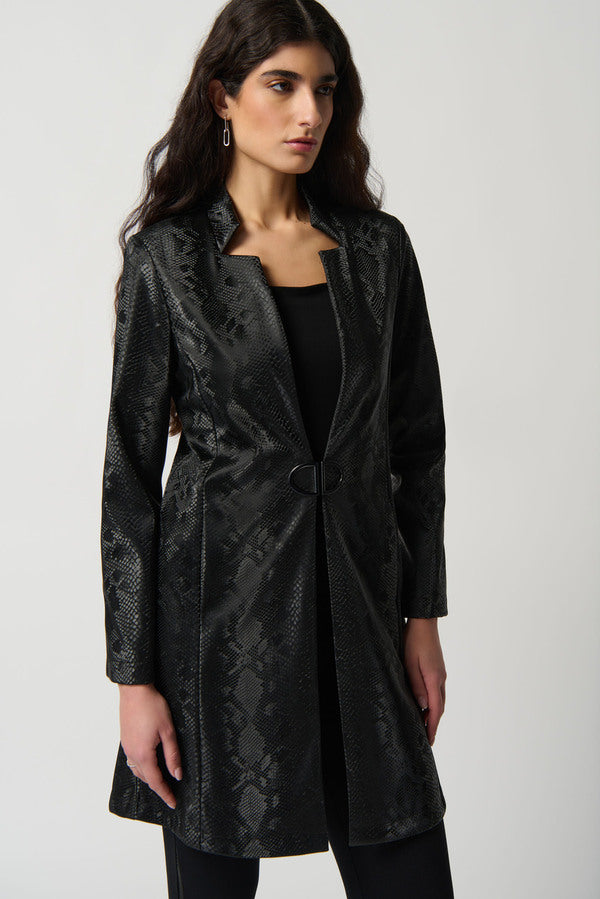 Joseph Ribkoff Snakeskin Button-up Coat