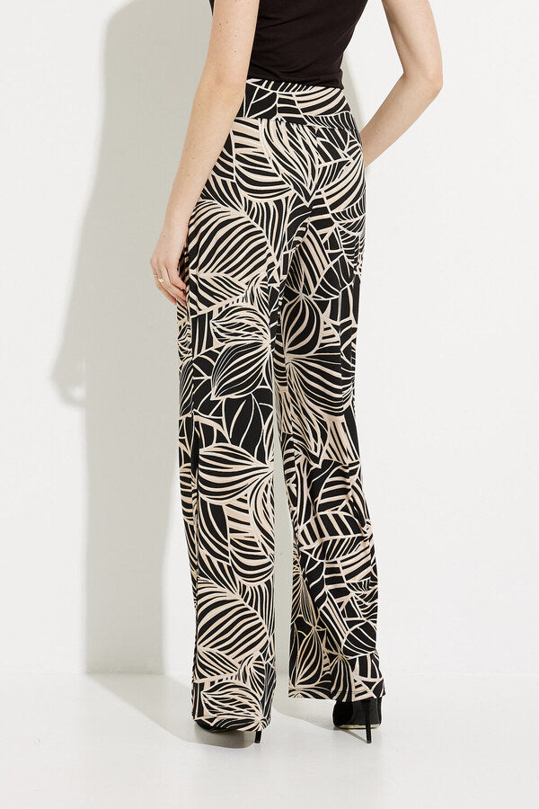 JOSEPH RIBKOFF  Flared Leg Printed Pant