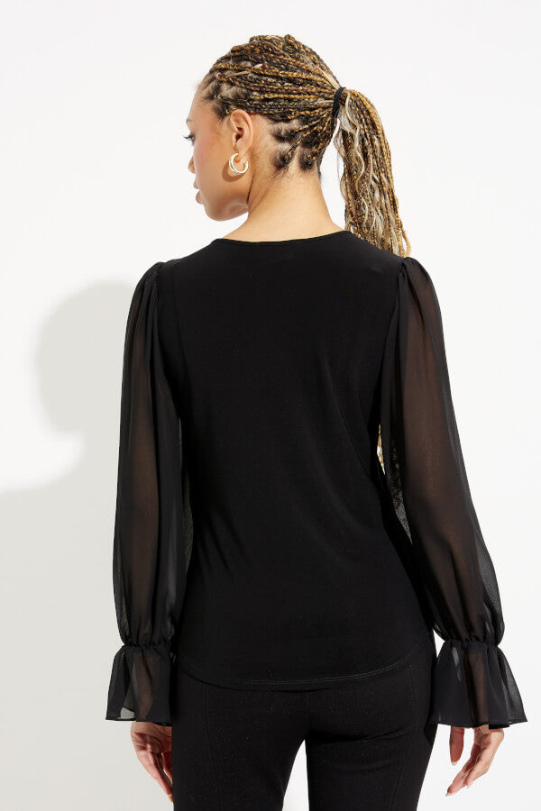 Joseph Ribkoff Keyhole Detail Top