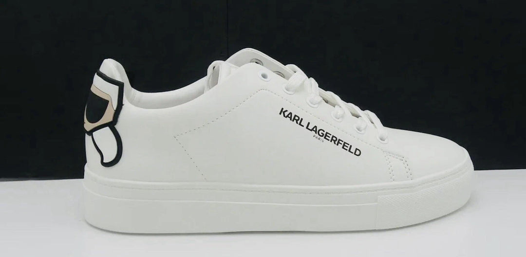 Karl Lagerfeld Paris Chella White Sneakers Cat & Oldmen Logo Women