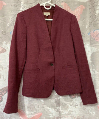 Ann Taylor Blazer Burgandy