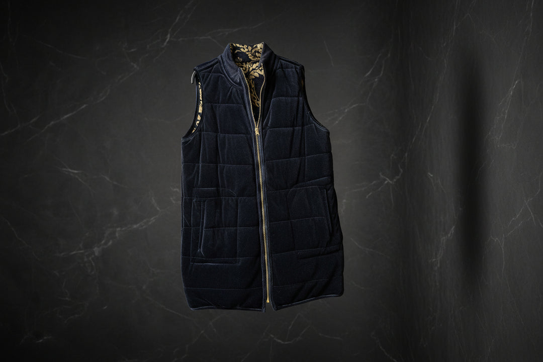 Gold and Black Vest 208333