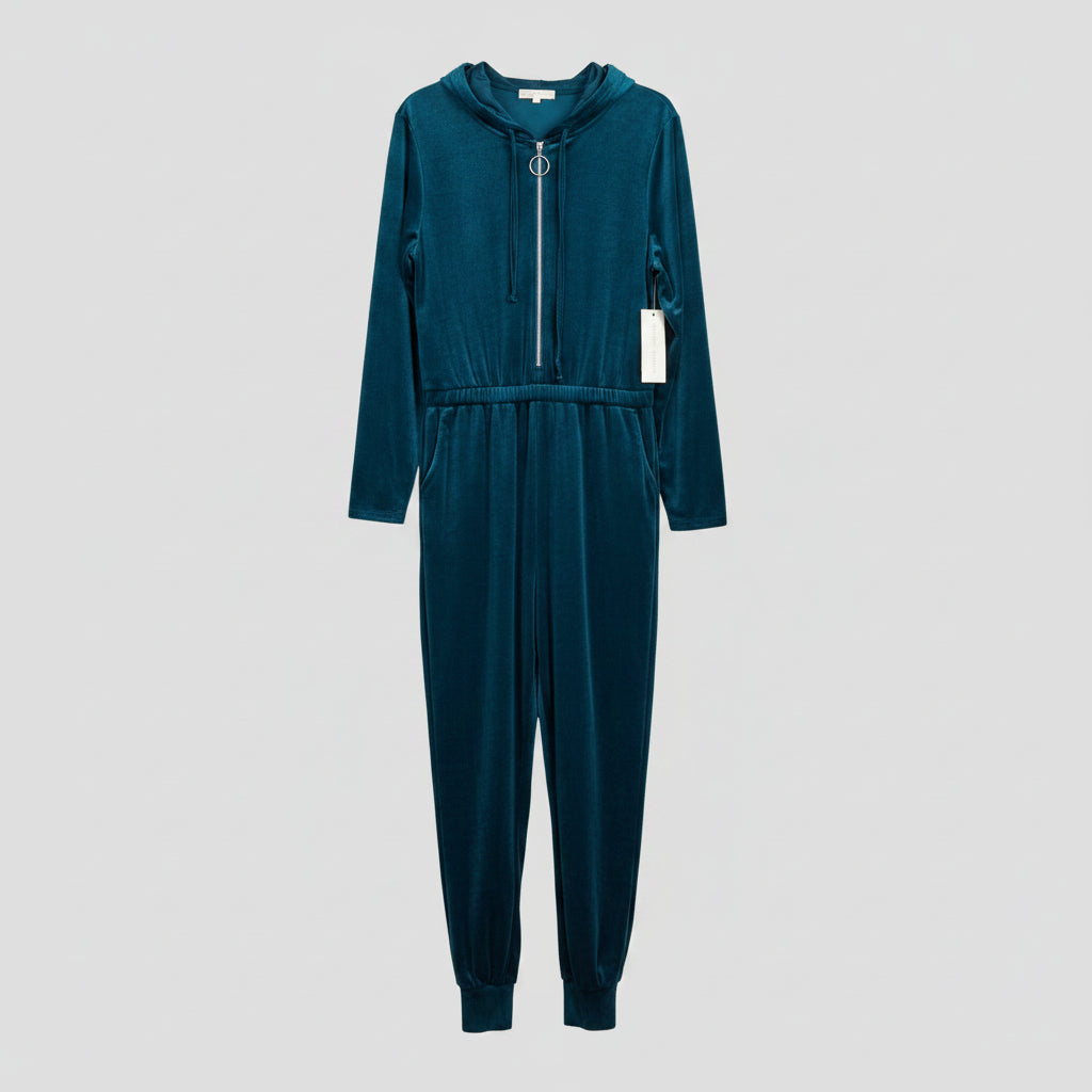 Madison + Hudson 2334 Velour Jumpsuit