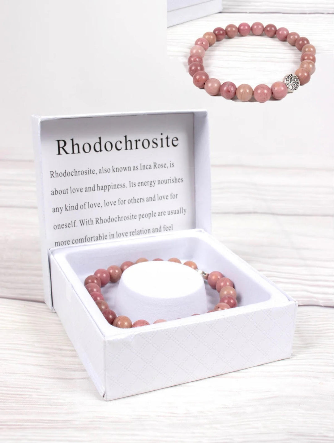 Cherie Bliss BR1241 Rhodochrosite bracelet