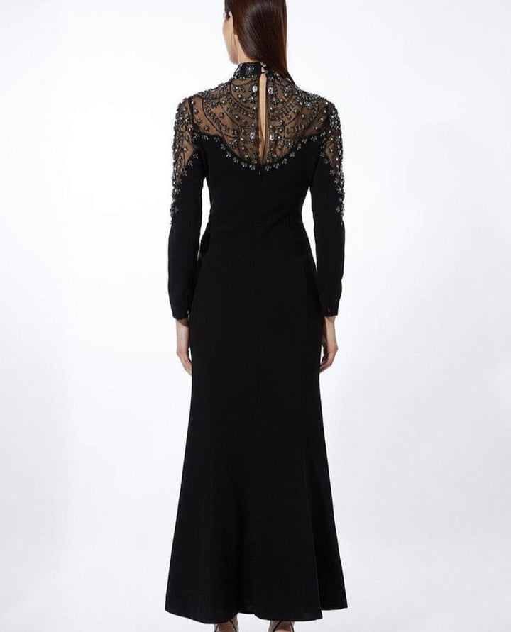 Karen Millen black gown 0457
