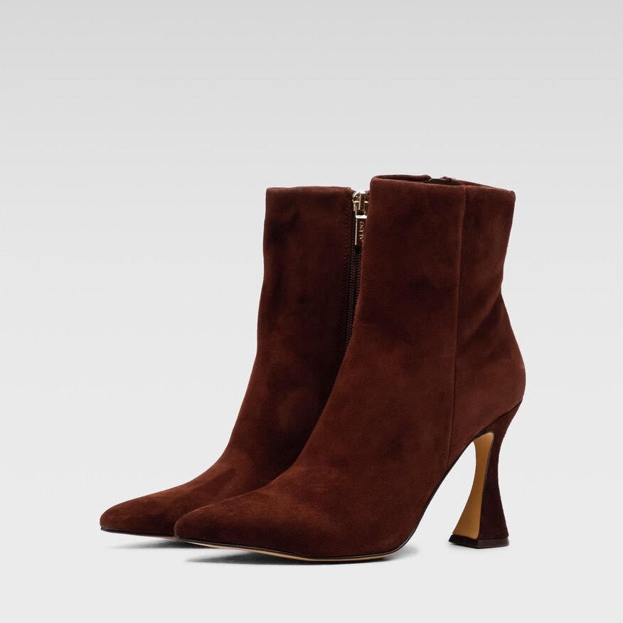 Aldo boots with light taupe heel