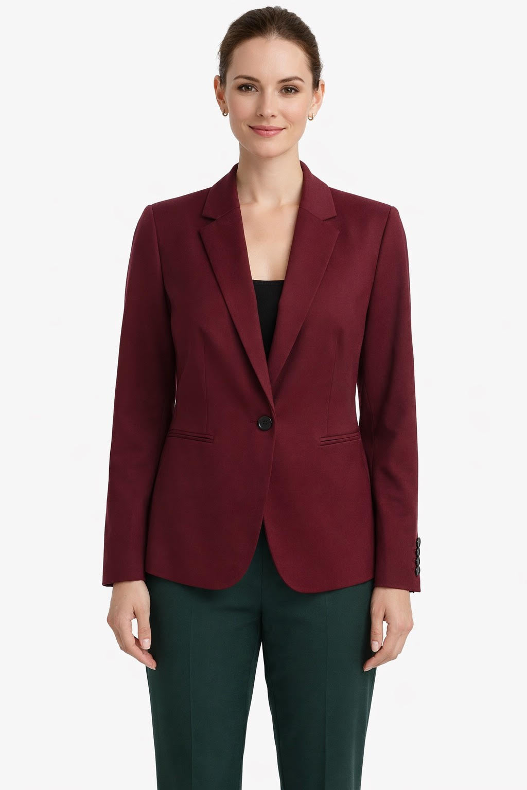 Ann Taylor Blazer Burgandy