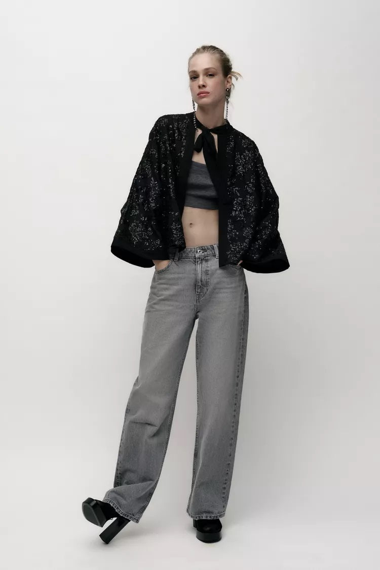 Zara sequin 44510 sweater