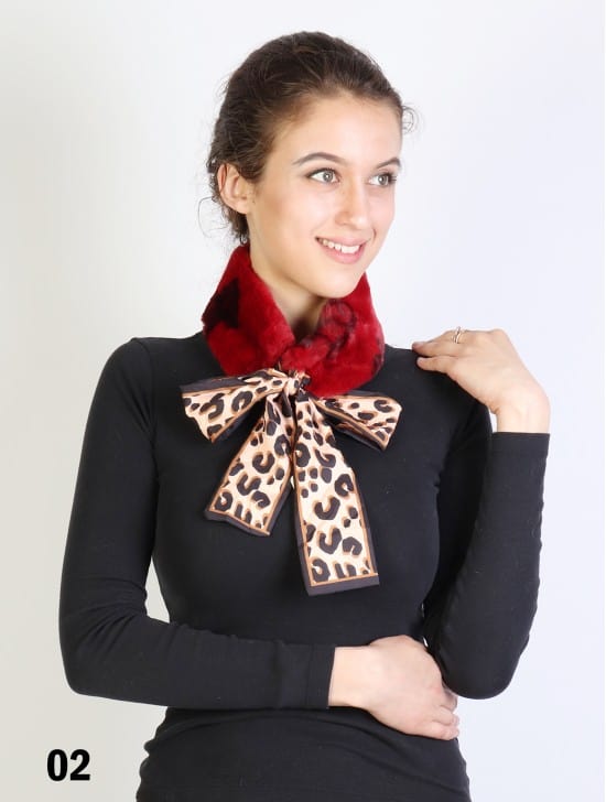 Cherie Bliss Fur Scarf- SF1640-02BUGD