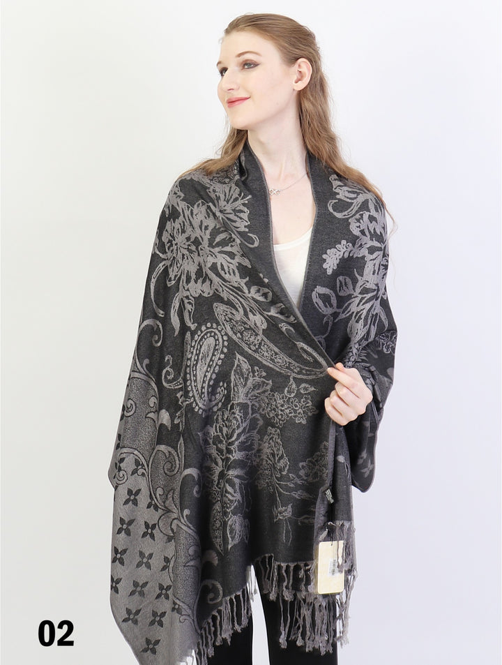 Cherie Bliss Scarf SF1608-02BLK