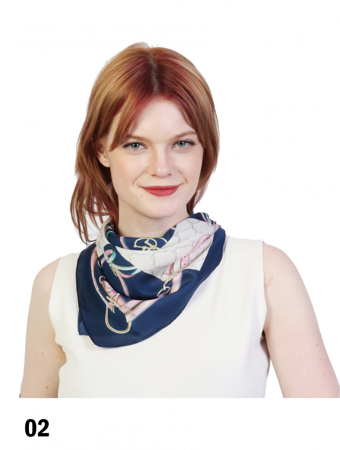 Cherie Bliss scarf - SF1628-03NAVY