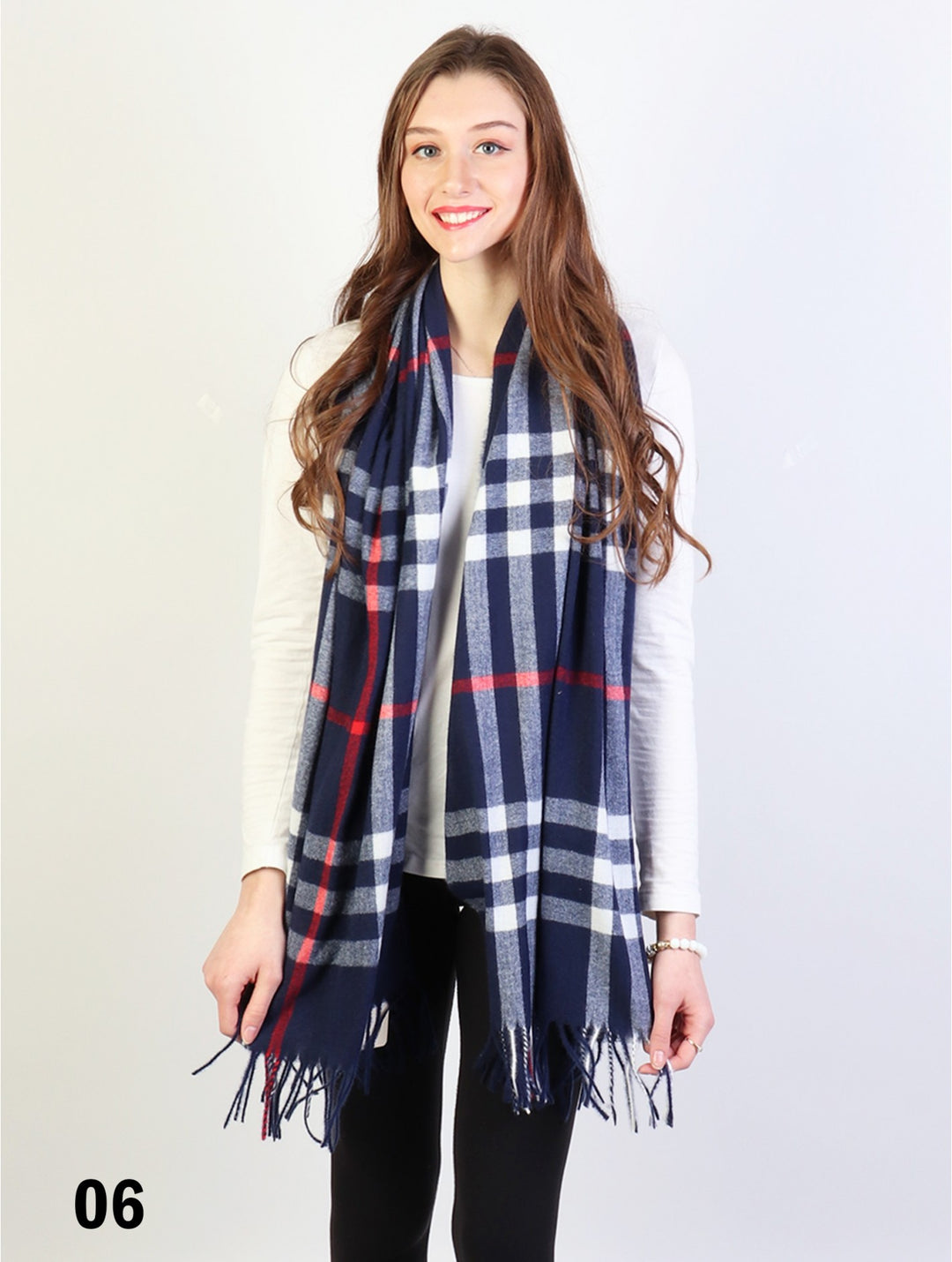 Cherie Bliss Scarf- SF1638-06NAVY